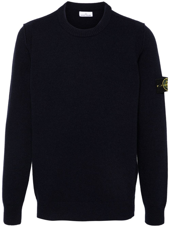 Stone Island Wool-Blend Crew-Neck Sweater