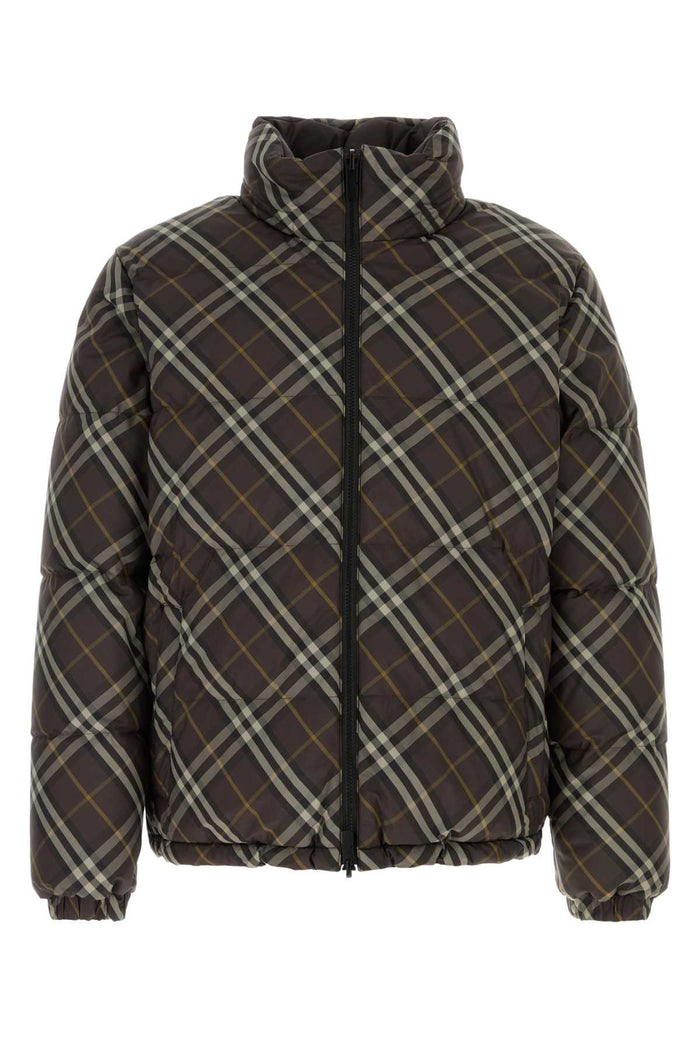 Burberry Snowdon Check Down Jacket