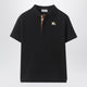 Burberry Black Cotton Piqué Polo Shirt
