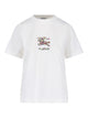 Burberry White Cotton T-Shirt