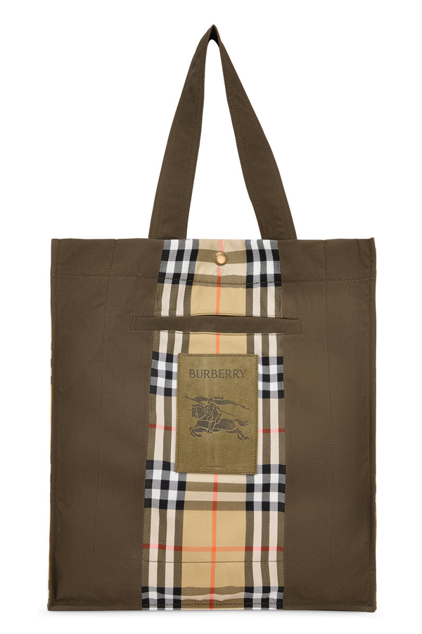 Burberry Checkered Tote Bag