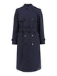 Burberry Trench Highbury In Misto Cotone