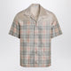 Burberry Beige Shirt With Shaded Check Pattern
