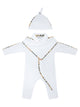Burberry Kids White Cotton Elastane Tracksuit & Set