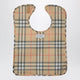 Burberry Coated Cotton Bib With Check Pattern