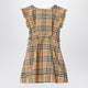 Burberry Beige Dress With Check Pattern