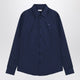 Burberry Blue Cotton Shirt With Ekd