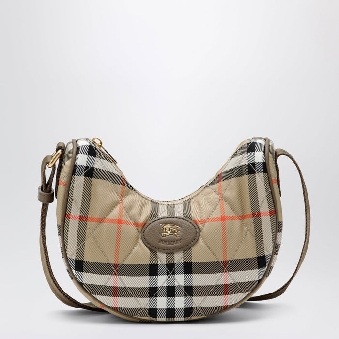 Burberry Horseshoe Quilted Nylon Crossbody Bag