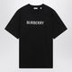 Burberry Black T-Shirt With Logo Print
