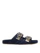 Burberry Blue Urchin Sandals