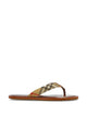 Burberry Pavilion Check Nylonblend Sandals In Sand Beige