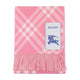 Burberry Mu Tbar Bias Check Scarf -  - Cashmere - Pink