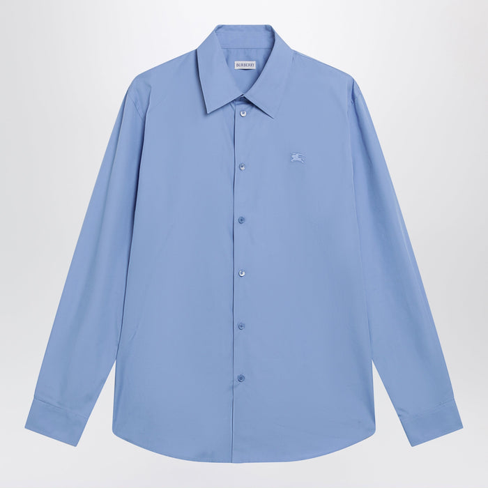 Burberry Cornflower Blue Cotton Poplin Shirt