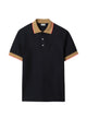 Burberry Logo Collar Cotton Polo Shirt