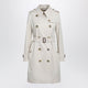 Burberry Kensington Midlength Tropical Gabardine Trench Coat, Beige