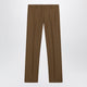 Burberry Brown Wool And Mohair Trousers