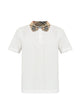 Burberry Check Collar Polo Shirt
