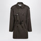 Burberry Leadenham Midlength Gabardine Trench Coat In Brown