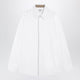 Burberry Classic-Fit Cotton Poplin Shirt With Check Trim, White