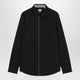 Burberry Classic-Fit Cotton Poplin Shirt With Check Trim, Black