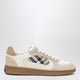 Burberry Terrace Leather And Suede Sneakers With Beige Check