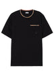 Burberry Check Trim Cotton T-Shirt