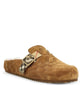 Burberry Women Suede Burberry Check Mules