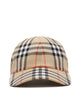 Burberry Check Cotton Baseball Cap