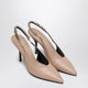 Gucci  Signorina Slingback Pumps In Light Pink