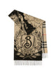 Burberry Mu Stormy Knight Check Scarf -  - Cashmere - Beige