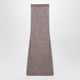 Balenciaga Light Brown/Silver Maxi Skirt With Sequins