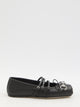 Gucci Black Leather Ballerinas