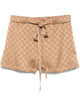 Gucci Satin Gg Shorts