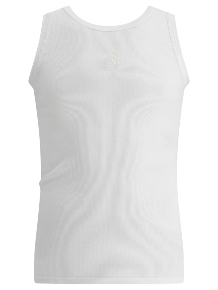 Alexander Mcqueen Skull-Embroidered Tank Top