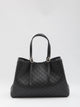 Gucci Gg Emblem Large Leather Tote