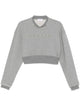 Alexander Mcqueen Grey Polyester Cotton Sweaters
