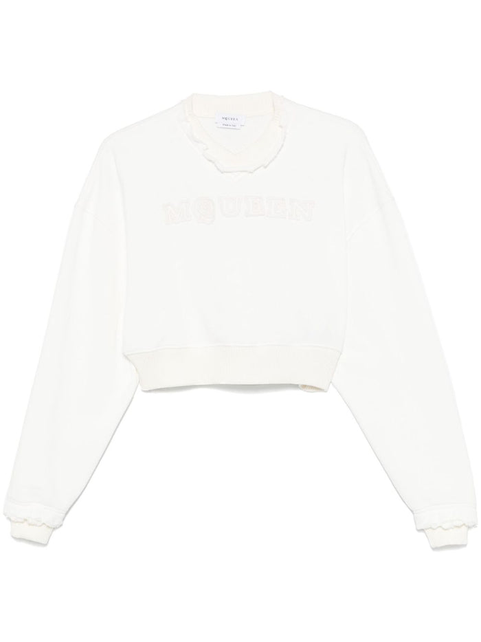 Alexander Mcqueen 100% Cotton Cozy Sweater