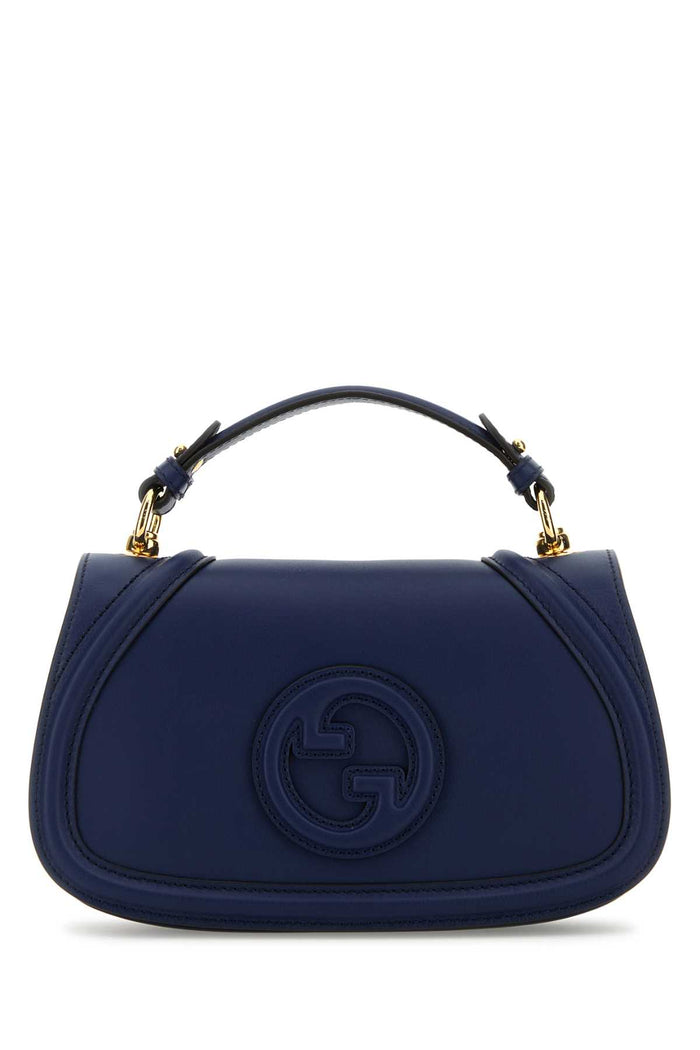 Gucci Blue Leather Gucci Blondie Handbag