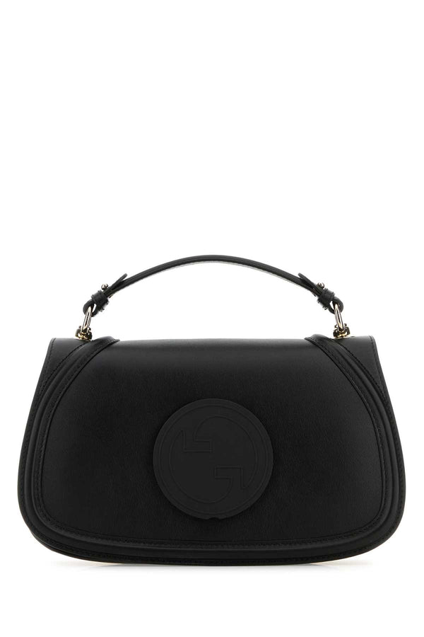 Gucci Black Leather Gucci Blondie Handbag