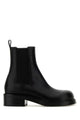 Bottega Veneta Black Leather Cliff Ankle Boots