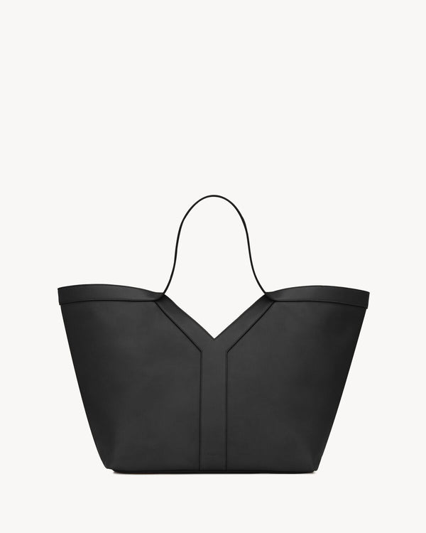 Saint Laurent Black Leather Y Shopping Bag