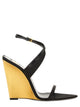 Saint Laurent Salomé Sandal With Wedge
