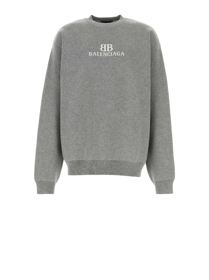 Balenciaga Intarsia Logo Sweatshirt