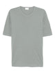 Saint Laurent Tonal Logo Embroidery Cotton T Shirt