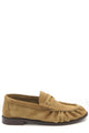 Saint Laurent Camel Suede Loafers
