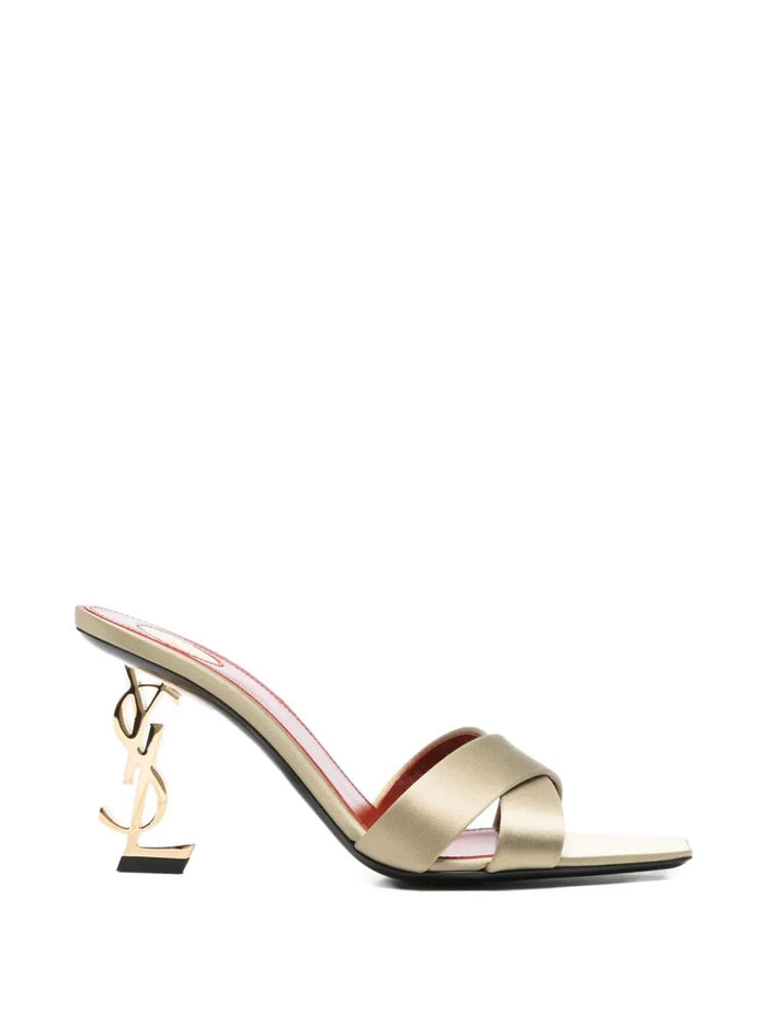 Saint Laurent Opyum Satin Sandals
