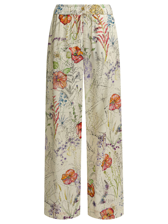 Alexander Mcqueen White Viscose Trousers