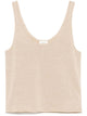 Saint Laurent Lurex Knit Tank Top