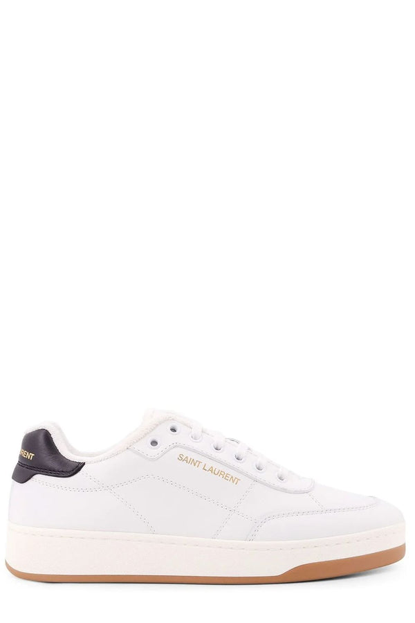 Saint Laurent Sl/61 Leather Low-Top Sneakers