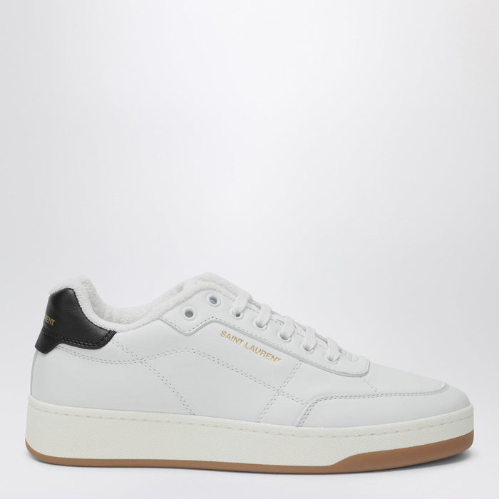 Saint Laurent White Sl/61 Sneakers In Smooth Leather